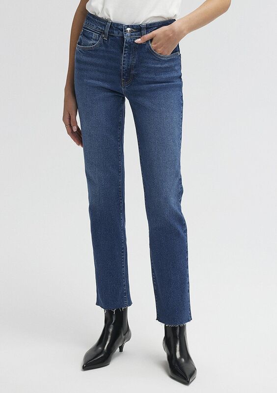VIOLA Kadın Mavi Denim Pantolon - M101048