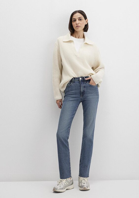 Mavi - VIOLA Kadın Mavi Denim Pantolon - M101048