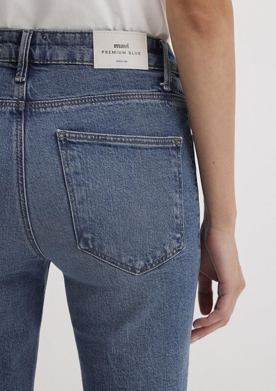 VIOLA Kadın Mavi Denim Pantolon - M101048