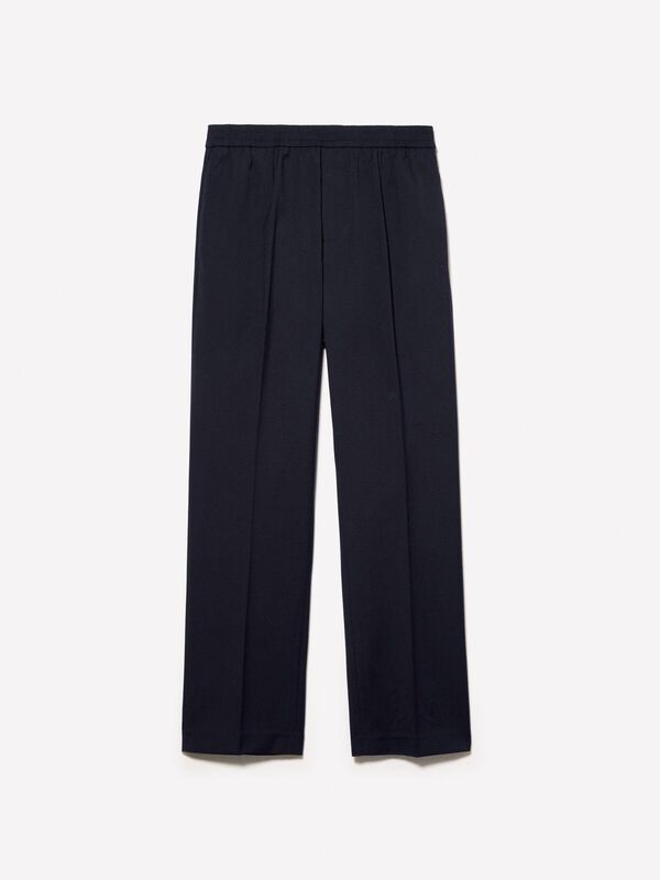 Viskoz Karışımlı Fermuar Detaylı Regular Fit Jogger Pantolon Erkek Bej Pantolon - 325P4TBJSF050