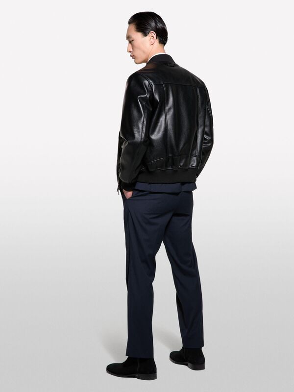 Viskoz Karışımlı Fermuar Detaylı Regular Fit Jogger Pantolon Erkek Bej Pantolon - 325P4TBJSF050