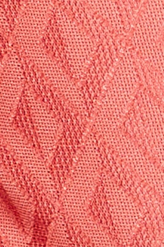 Viskoz Karışımlı Havuç Kesim Jakarlı Pantolon Kadın Mor Pantolon - 323A47R8LF03Q