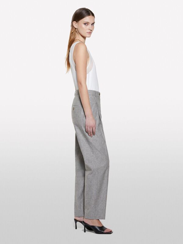 Viskoz Karışımlı Nervürlü Jarse Slim Fit Atlet Kadın Beyaz Atlet - 325P3Y61LH00Z