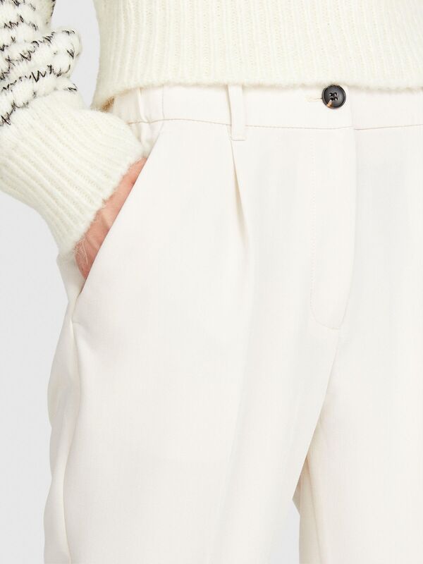 Viskoz Karışımlı Normal Bel Esnek Jogger Pantolon Kadın 0L8 Pantolon - 323A4KVXL5CM7