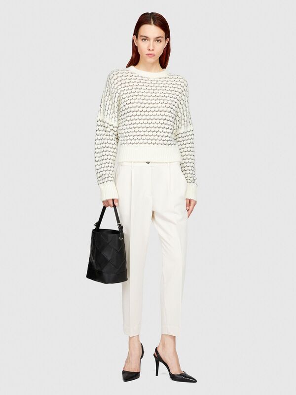 Viskoz Karışımlı Normal Bel Esnek Jogger Pantolon Kadın 0L8 Pantolon - 323A4KVXL5CM7