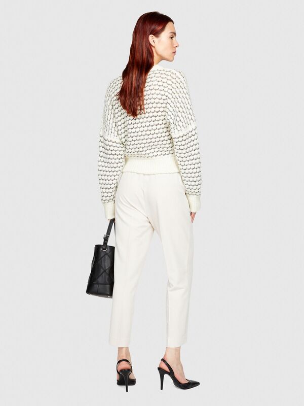 Viskoz Karışımlı Normal Bel Esnek Jogger Pantolon Kadın 0L8 Pantolon - 323A4KVXL5CM7