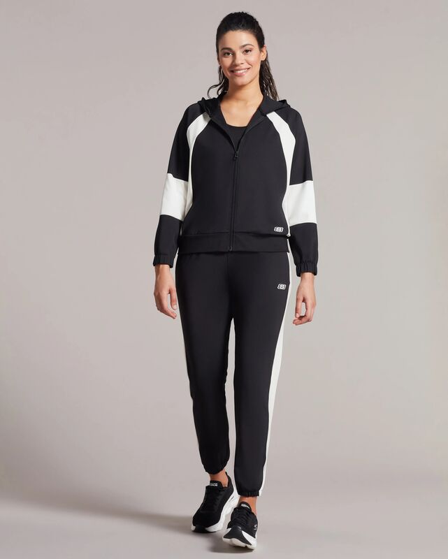 W 2XI-Lock Suit Track Suit Kadın Siyah Eşofman Takımı - S231455