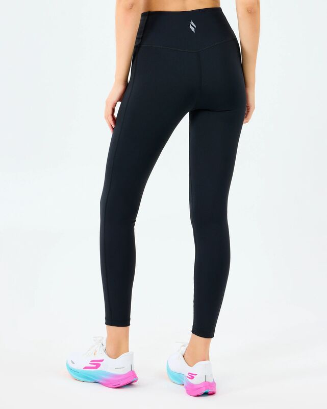 W Bartack Stitch Detail Legging Kadın Siyah Tayt - S2520007