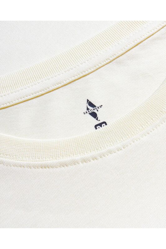 W Crop Fit Graphic Tee T-Shirt Kadın Beyaz T-Shirt - S2510147