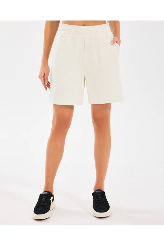 W Essential 5 Inch Sweatshort Kadın Beyaz Şort - S2510035