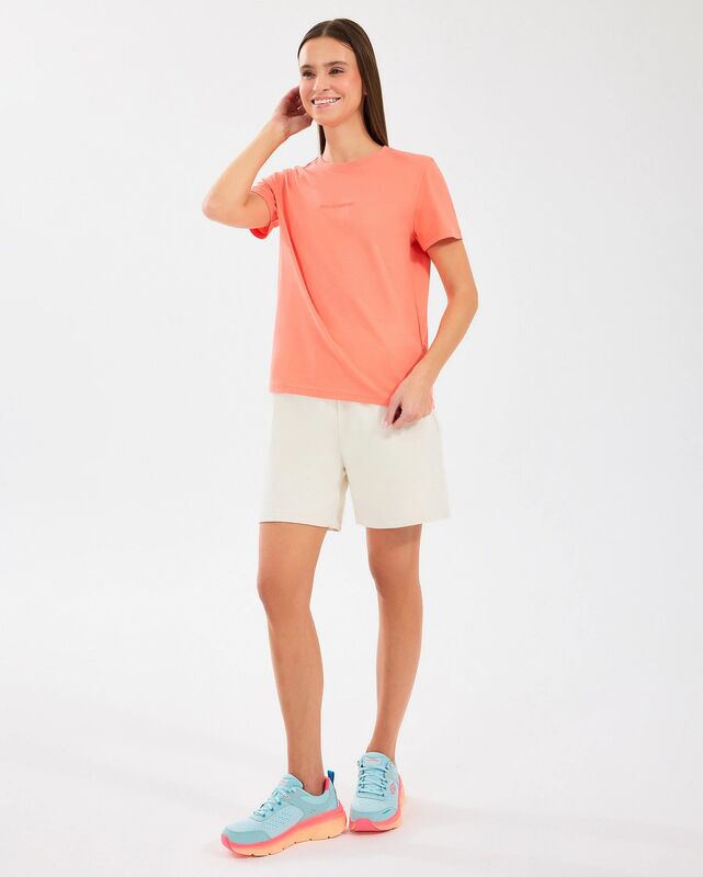 W Essential Crewneck T-Shirt Kadın Pembe T-Shirt - S2510029