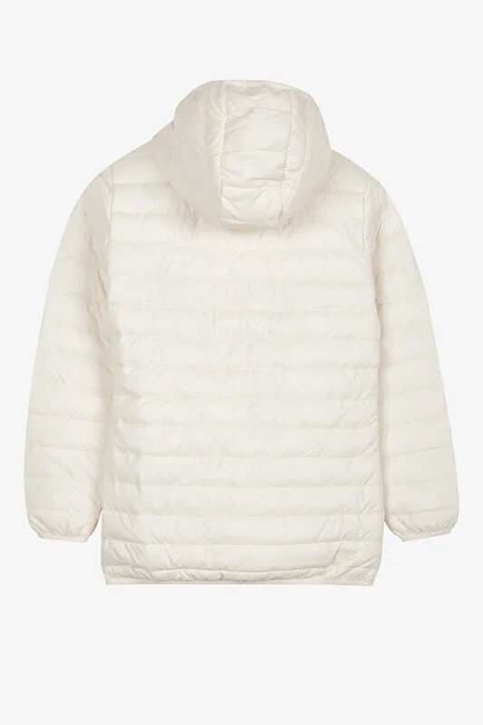 W ESSential Midi Length Hooded Jacket Kadın Beyaz Mont - S212276