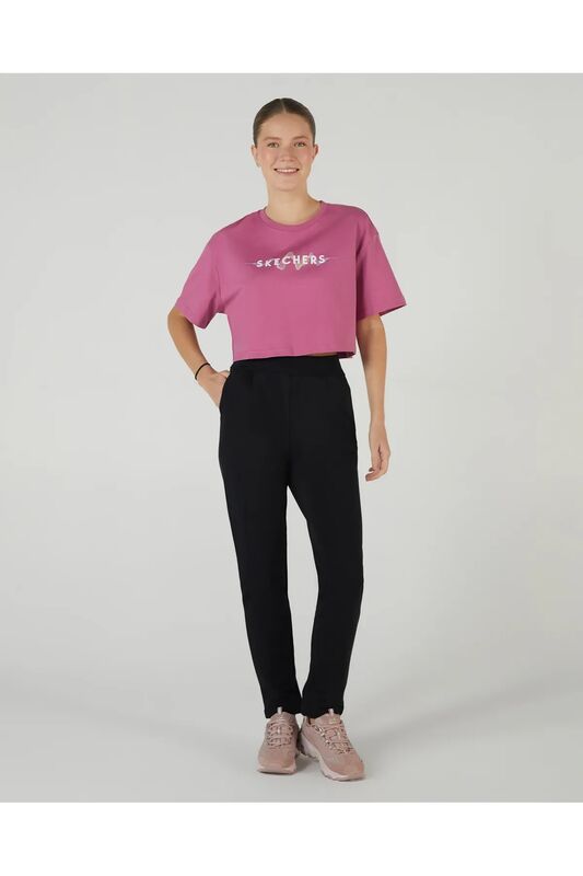 W Essential Slim Sweatpant Kadın Siyah Eşofman Altı - SKS242120