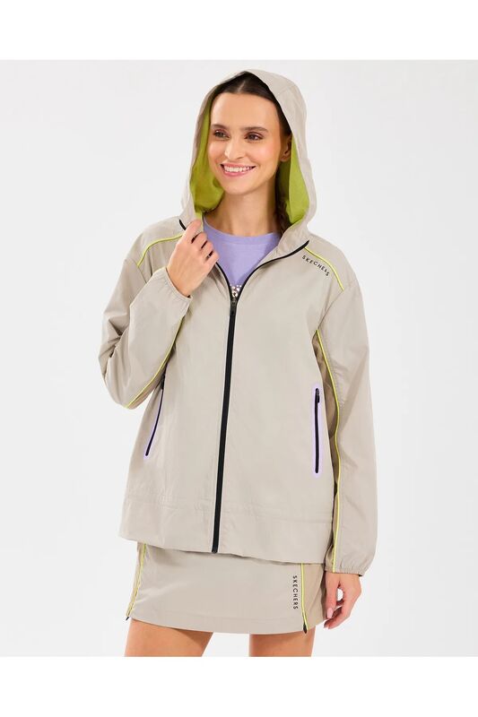 W Fullzip Jacket Kadın Beyaz Sweatshirt - S2510116