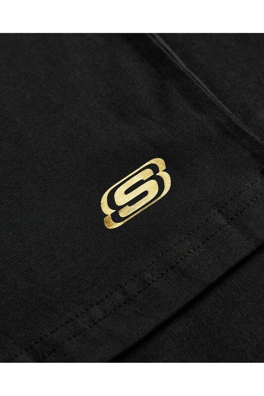 W Graphic Tee Light Weight Regular T-Shirt Kadın Siyah T-Shirt - SKS242166