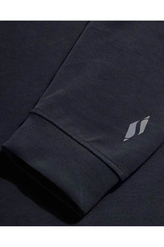 W Lounge Loose Crew Neck Sweatshirt Kadın Siyah Sweatshirt - S2510052