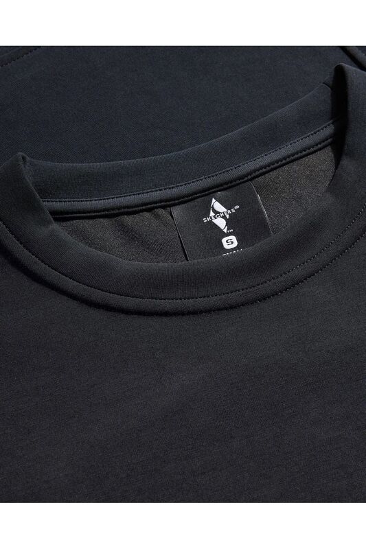 W Lounge Loose Crew Neck Sweatshirt Kadın Siyah Sweatshirt - S2510052