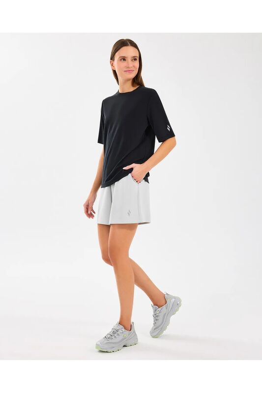 W Lounge Regular 5 Inch Sweatshort Kadın Gri Şort - S2510059