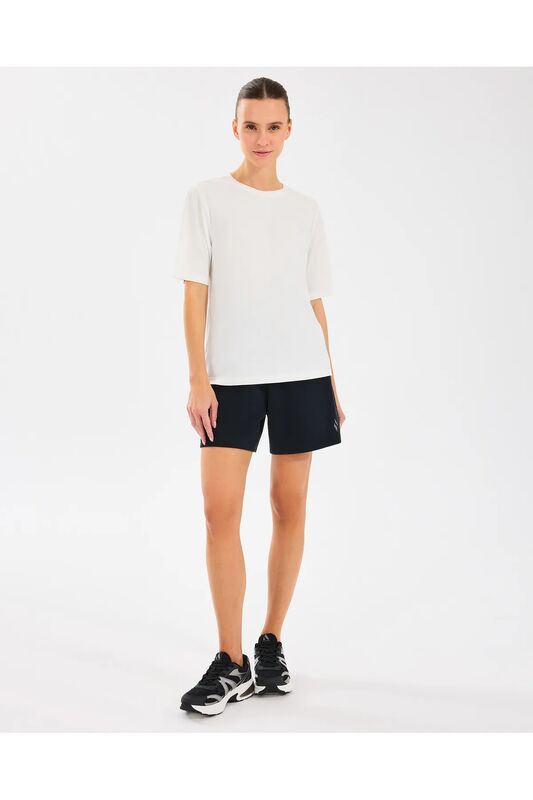 W Lounge Regular 5 Inch Sweatshort Kadın Siyah Şort - S2510059