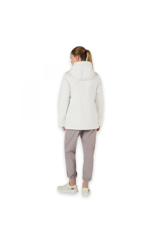 W Outerwear Padded Jacket Kadın Beyaz Ceket - SKS242041