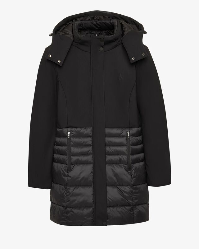 Skechers - W Outerwear Padded Jacket Kadın Siyah Ceket - SKS242032