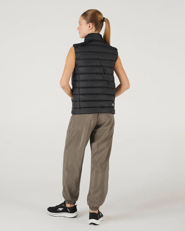 W Outerwear Padded Vest Kadın Siyah Yelek - SKS242319