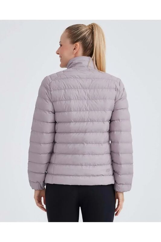 W Outerwear Pop Up Detailed Padded Jacket Kadın Mor Ceket - S231240