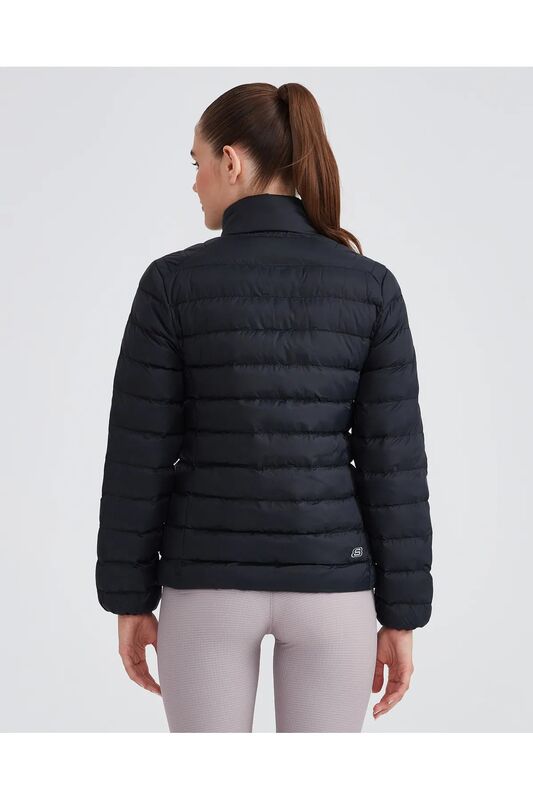 W Outerwear Pop Up Detailed Padded Jacket Kadın Siyah Ceket - S231240