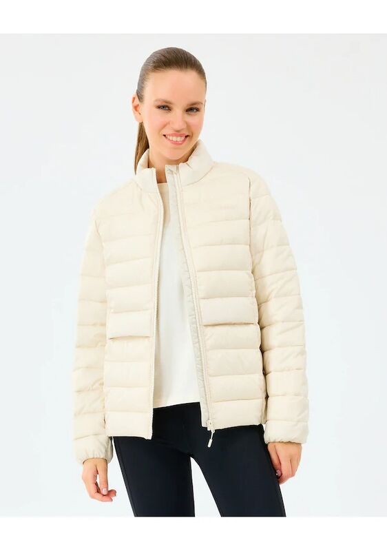 Skechers - W Padded Jacket Kadın Bej Mont - S242063