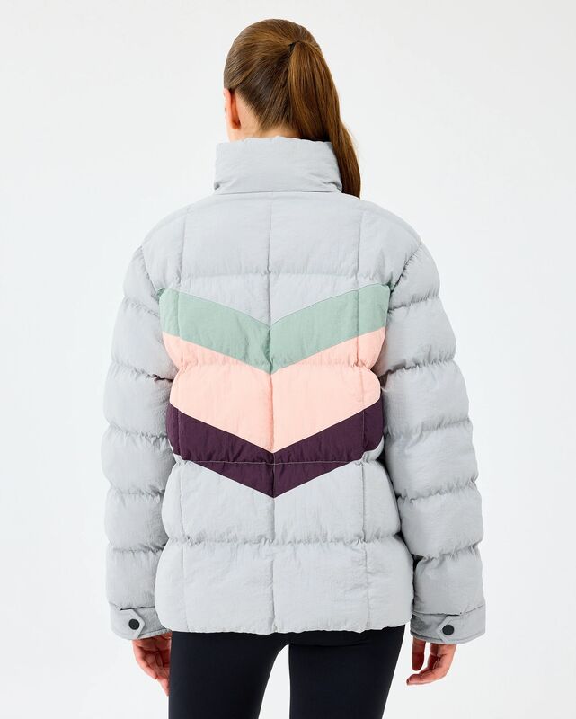 W Puffer Jacket Kadın Gri Mont - S2520207