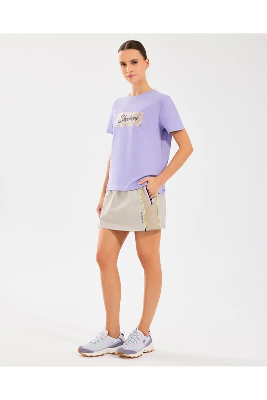 Skechers - W Skort Short Kadın Beyaz Şort - S2510117