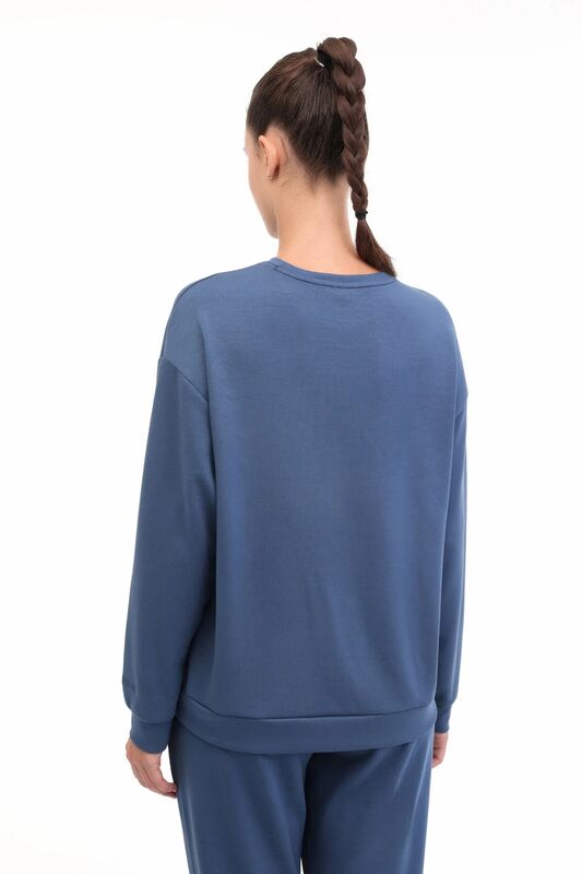 WB 16ALICE-C CK97 5PR Kadın Mavi Sweatshirt - 102025800