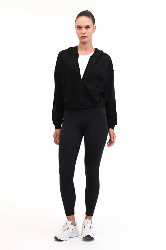 WB 18AMMY-H 5PR Kadın Siyah Sweatshirt - 102027310