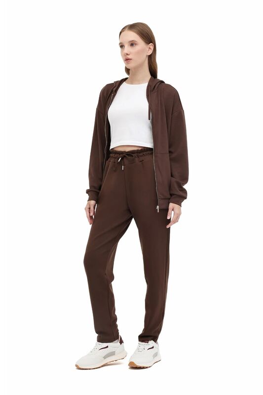 WB 22CARLA-P CT693 5PR Kadın Kahverengi Eşofman Altı - 102031374