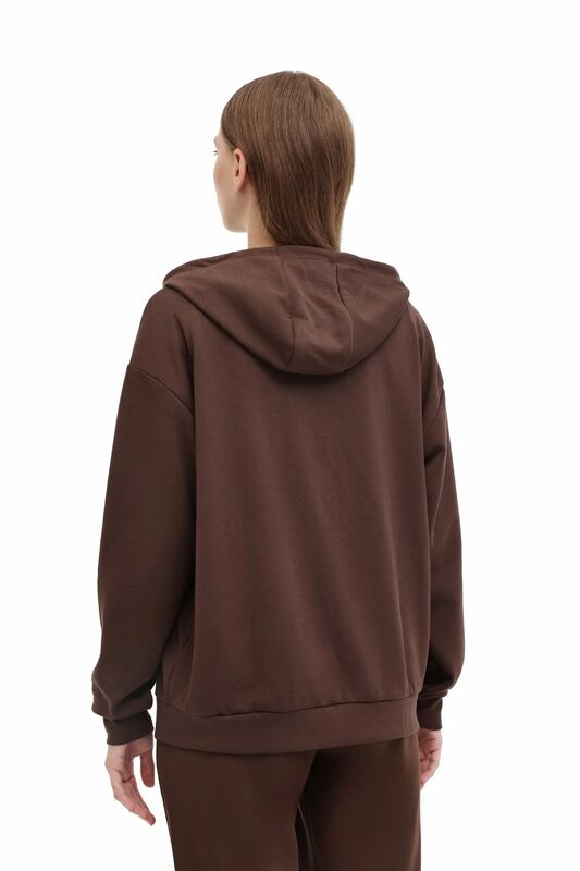 WB CARLA-H GINSEN 5PR Kadın Kahverengi Sweatshirt - 102031375