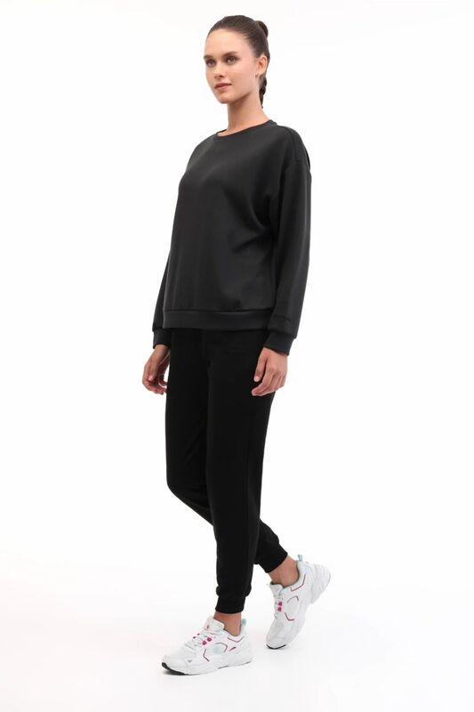 WB JOGGER 22CT133 5PR Kadın Siyah Eşofman Altı - 102033222