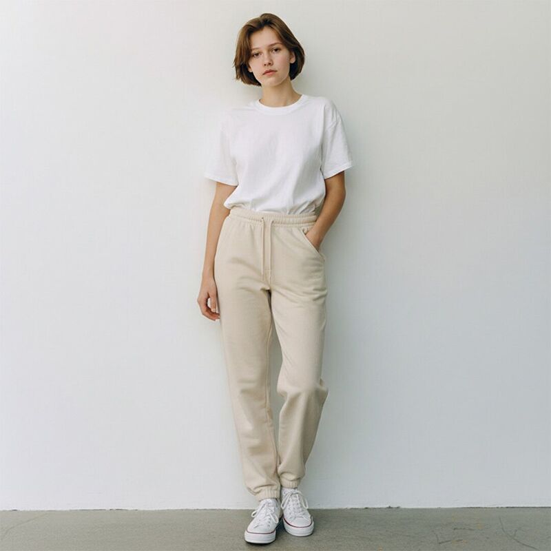 WB TP 22CT137 5PR Kadın Bej Eşofman Altı - 102033315