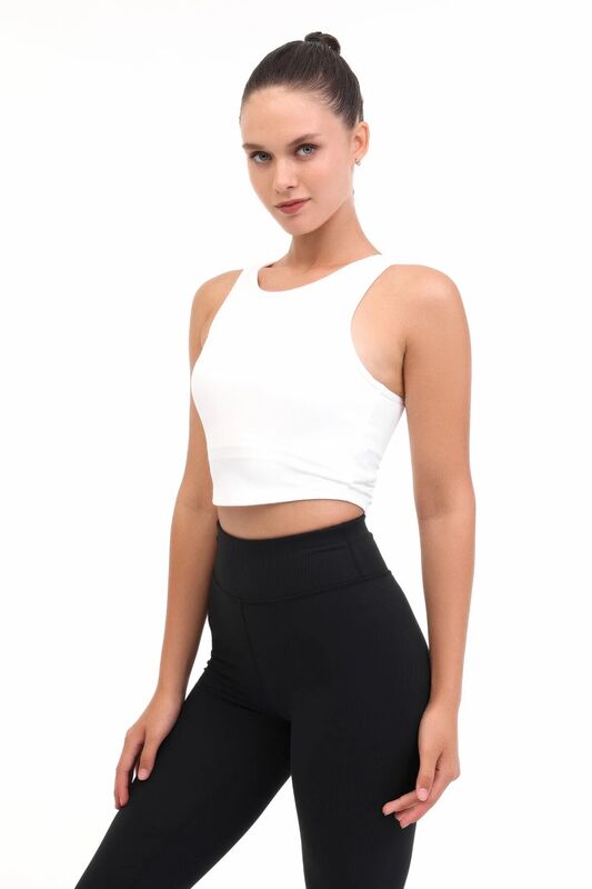 Lumberjack - WL 27SW10-55 5PR Kadın Beyaz Atlet - 102026792