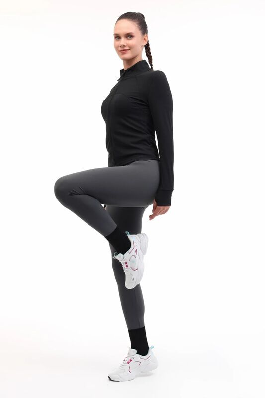 WL 63S-QFY-SW11 5PR Kadın Siyah Sweatshirt - 102026794