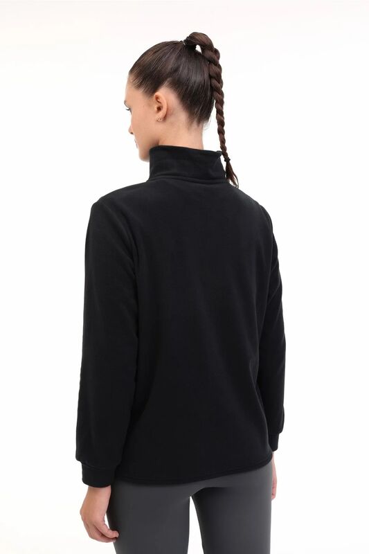 WL 7UNIQ 5PR Kadın Siyah Sweatshirt - 102027682