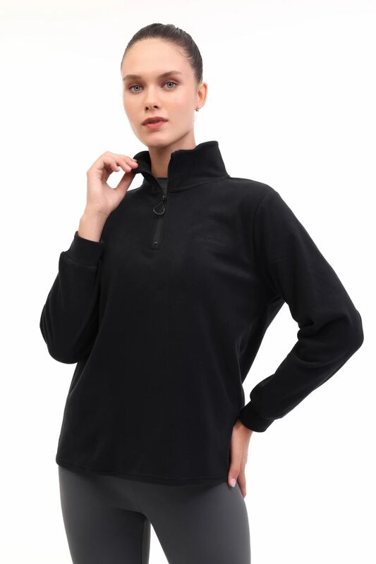 Lumberjack - WL 7UNIQ 5PR Kadın Siyah Sweatshirt - 102027682