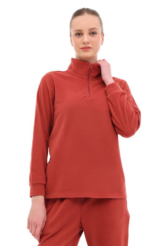 Lumberjack - WL 7UNIQ 5PR Kadın Turuncu Sweatshirt - 102027681