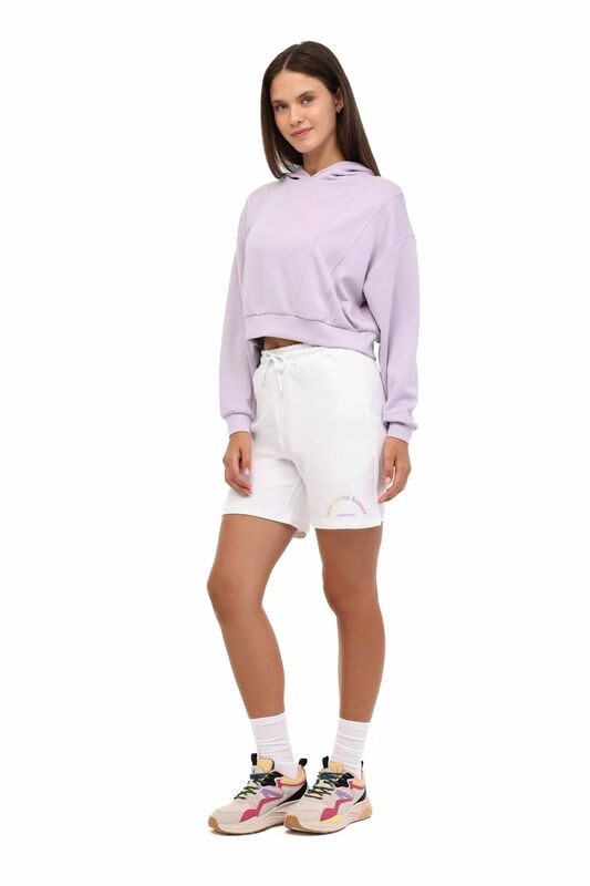 WL BERIN YOG1 MS459 5PR Kadın Mor Sweatshirt - 102020751