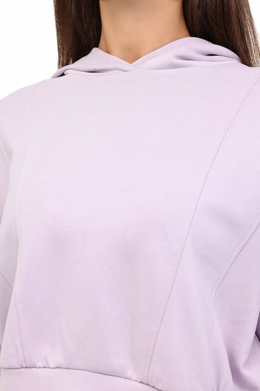 WL BERIN YOG1 MS459 5PR Kadın Mor Sweatshirt - 102020751