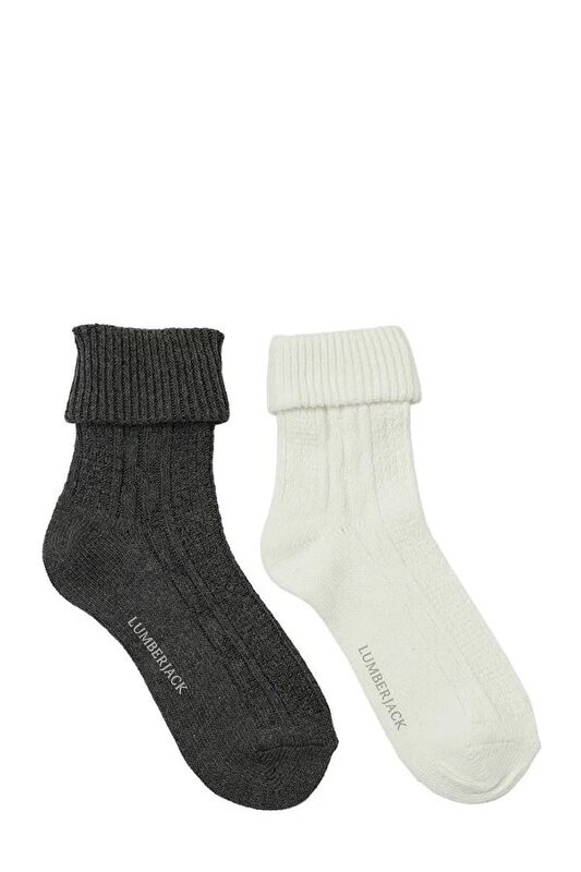 Lumberjack - WL BOT OD 2 LI SKT-W 5PR Kadın Gri Çorap - 102035290