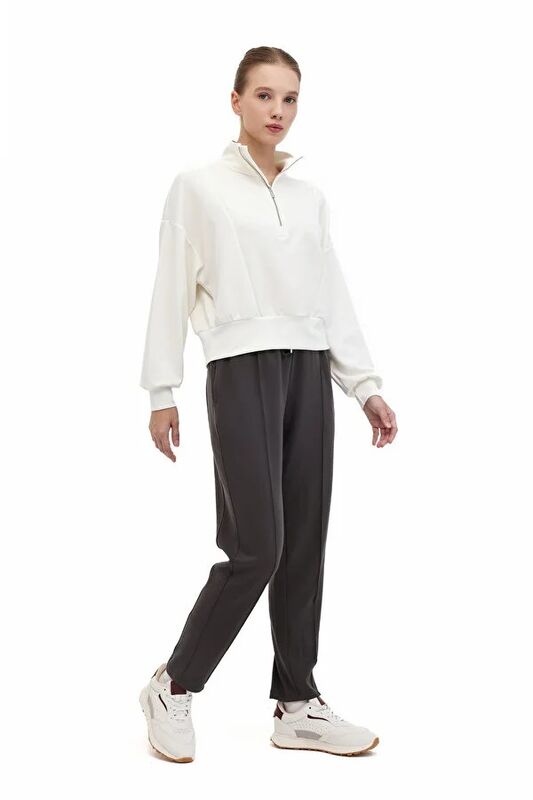 WL DENIL YOG1-9 5PR Kadın Bej Sweatshirt - 102020754