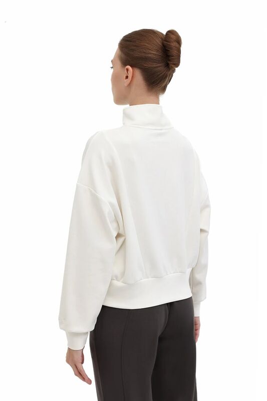 WL DENIL YOG1-9 5PR Kadın Bej Sweatshirt - 102020754