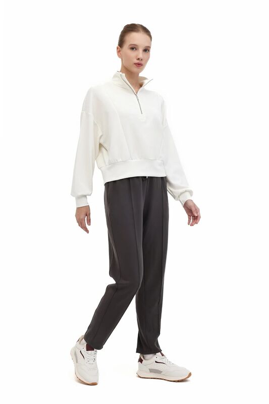 WL DENIL YOG1-9 5PR Kadın Bej Sweatshirt - 102020754