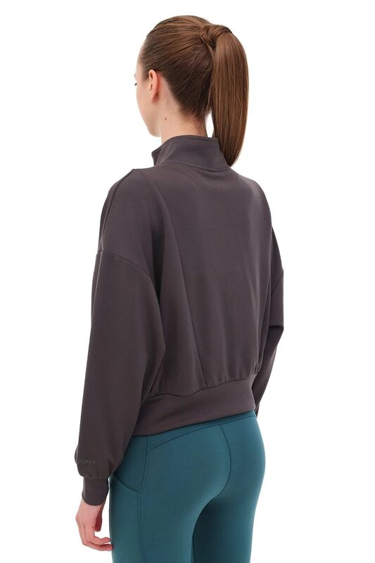 WL DENIL YOG1-9 5PR Kadın Koyu Gri Sweatshirt - 102032884