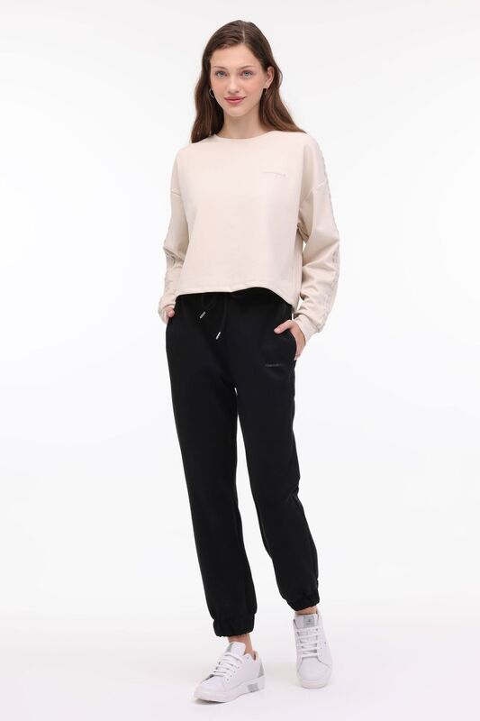 WL GOLD 16SS122 4FX Kadın Bej Sweatshirt - 101610669